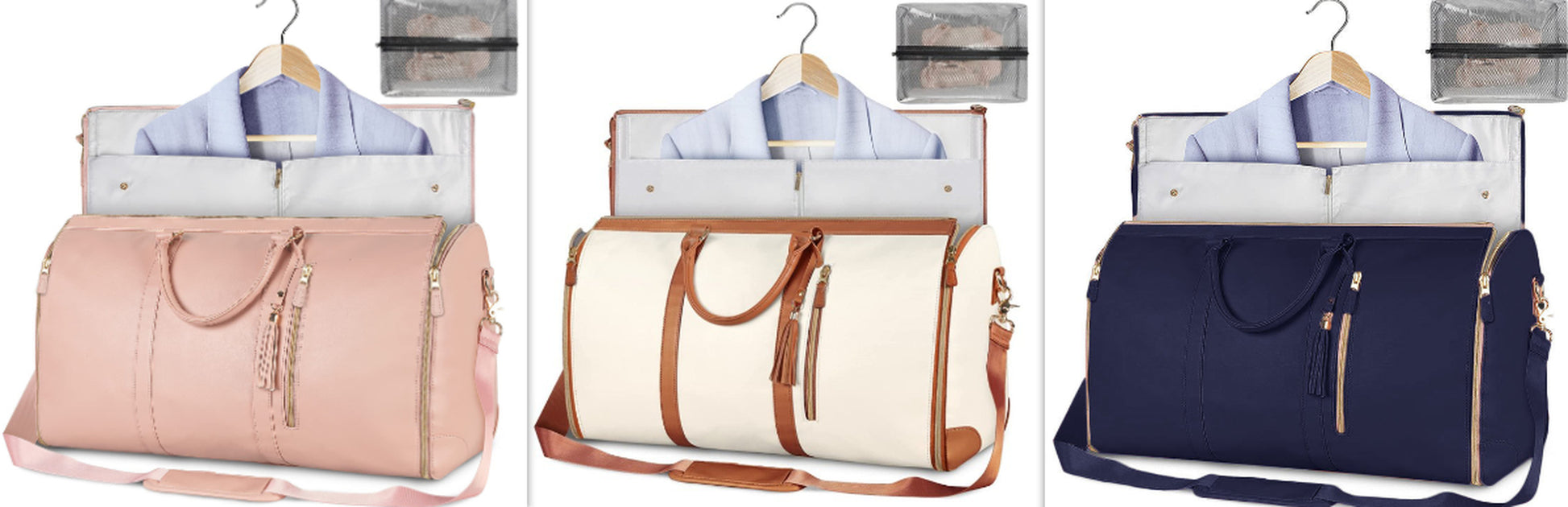 Large Capacity Travel Duffle Bag Women'S Handbag Folding Suit Bag Waterproof Clothes Totes