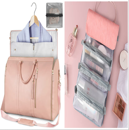 Large Capacity Travel Duffle Bag Women'S Handbag Folding Suit Bag Waterproof Clothes Totes