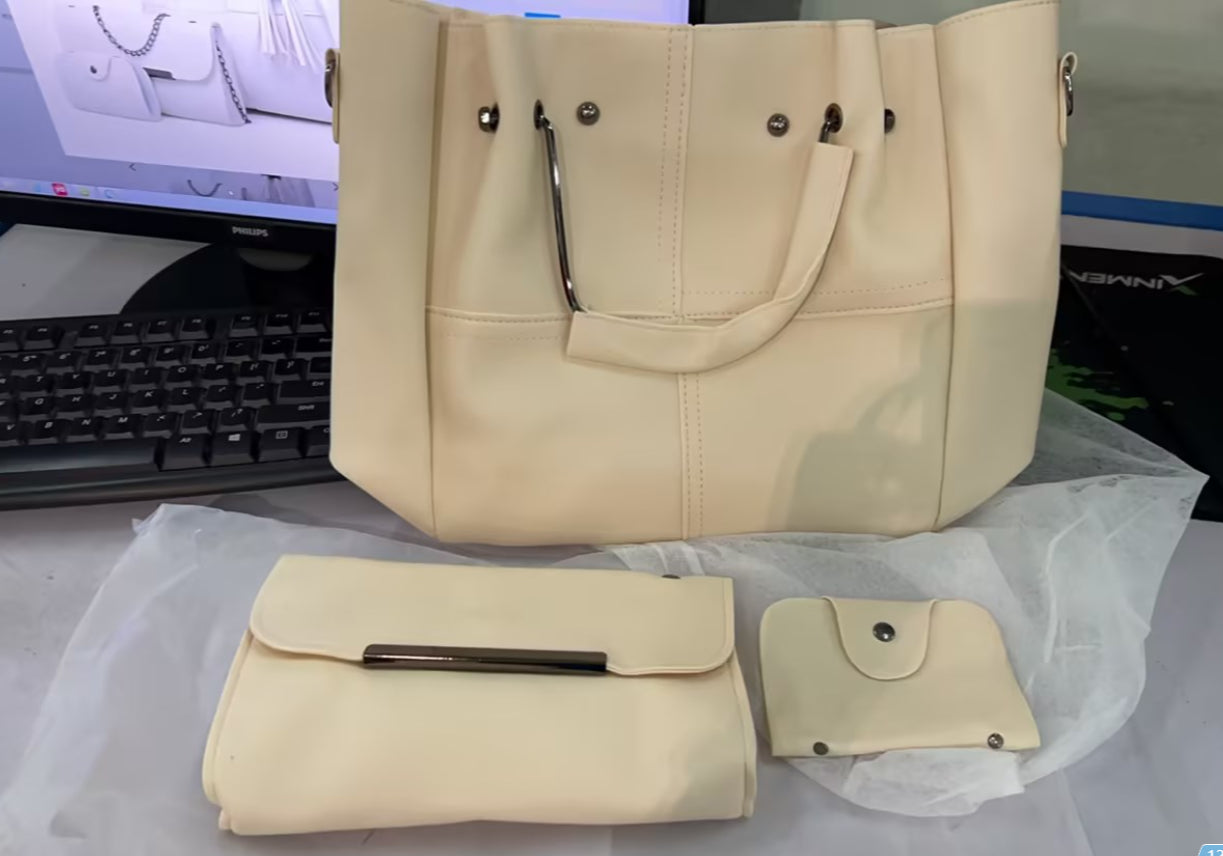 European and American Fashion Single Shoulder Messenger Bag Ladies Three-Piece Tassels Mother Bag