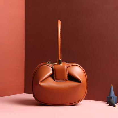 Leather Handbags Fashion Dumplings Handbag