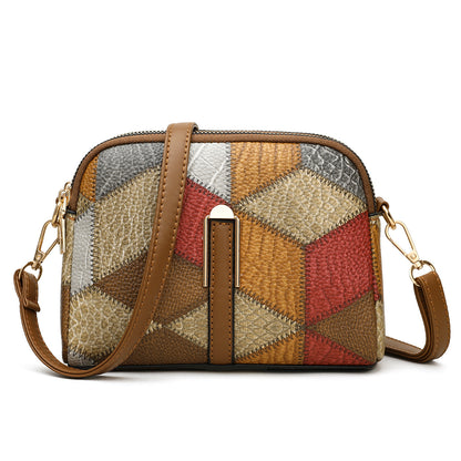 All-Matching National Style Fashion Double-Zipper Cross-Body Bags